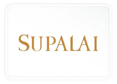 SUPALAI stainless steel logo on a white background, showcasing sleek and modern branding.