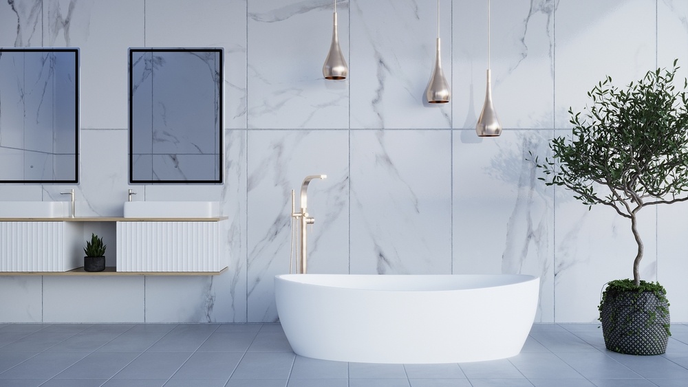 การใช้สแตนเลสในห้องน้ำ เสริมดีไซน์ให้หรูหรา โดยยังคงความมินิมอล